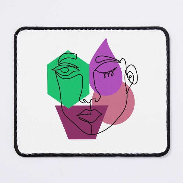 Item preview, Geometric abstract face designed and sold by Inaroda.