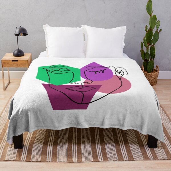 Item preview, Geometric abstract face designed and sold by Inaroda.
