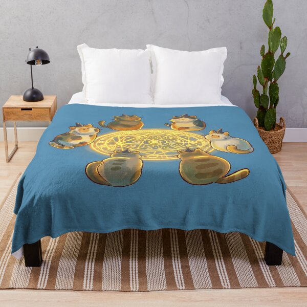 Item preview, Cat witches summoning evil in circle designed and sold by Denise, Denisn't.