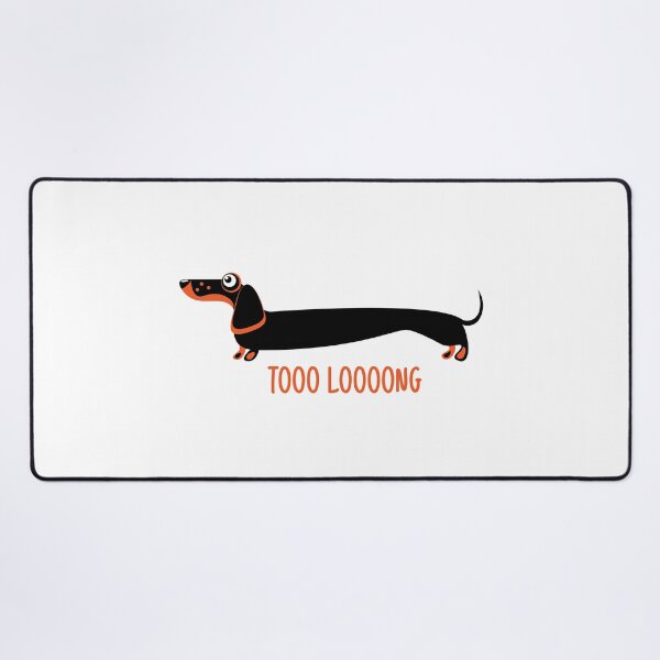 Item preview, Too Long Dachshund designed and sold by Vendetta-art.