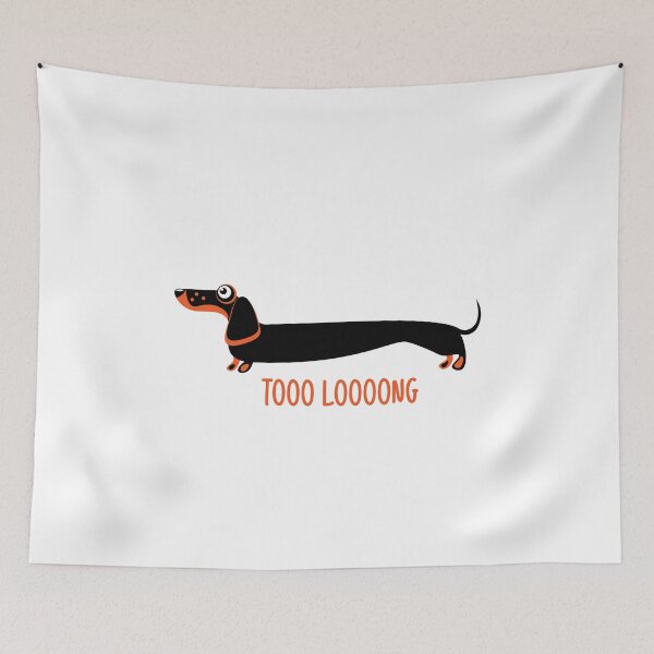 Item preview, Too Long Dachshund designed and sold by Vendetta-art.