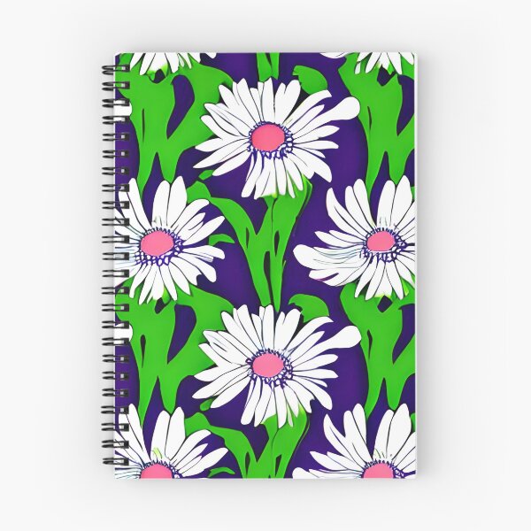 Item preview, Purple daisy flower pattern designed and sold by gramizzia.