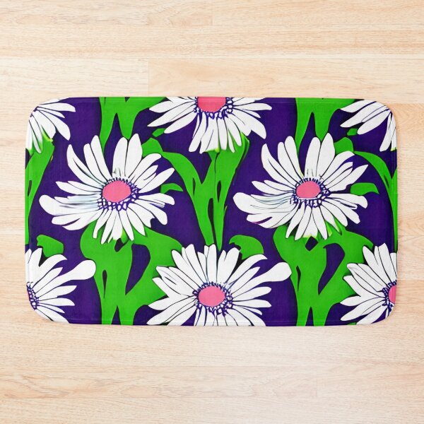 Item preview, Purple daisy flower pattern designed and sold by gramizzia.