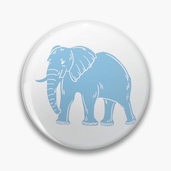 Item preview, Elephant Pastel Blue designed and sold by 37jlee.