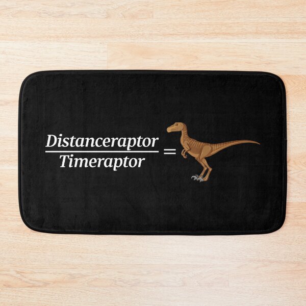 Item preview, Velociraptor Math - Funny Dinosaur Velocity Formula designed and sold by ScienceCorner.