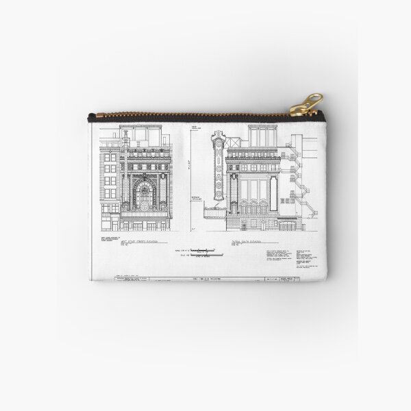 Item preview, CHICAGO Theater State Street Blueprint designed and sold by Daniel Hagerman.