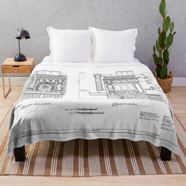 Item preview, CHICAGO Theater State Street Blueprint designed and sold by Daniel Hagerman.