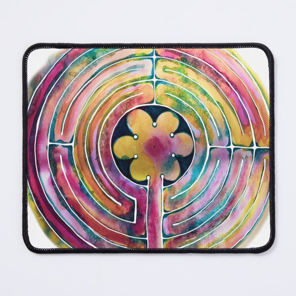 Item preview, Watercolor Labyrinth designed and sold by heartsake.