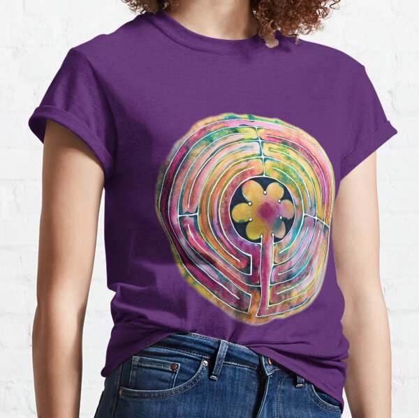 Watercolor Labyrinth Classic T-Shirt