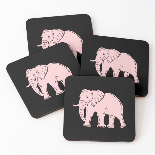 Item preview, Elephant Pastel Pink designed and sold by 37jlee.
