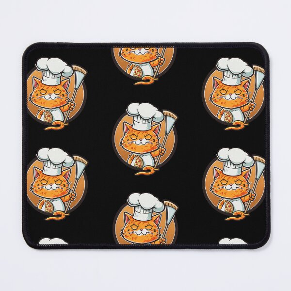 Item preview, Cat cooking brick oven pizza designed and sold by Black-Glove.