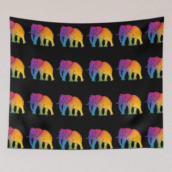 Item preview, Elephant Rainbow designed and sold by 37jlee.