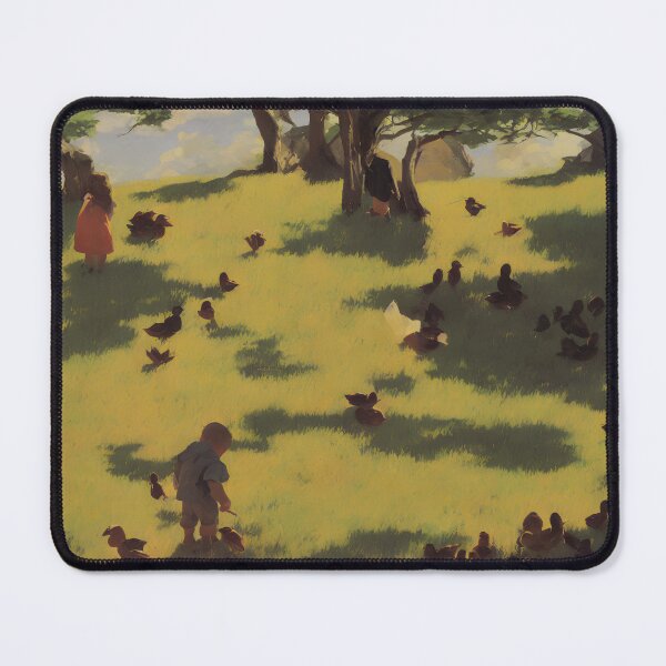 Item preview, Children and Ducklings designed and sold by FamiliarPufferfish.