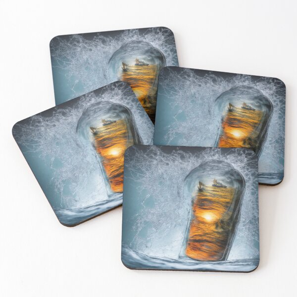 Item preview, Un barco en una botella - agua. designed and sold by Maniock.