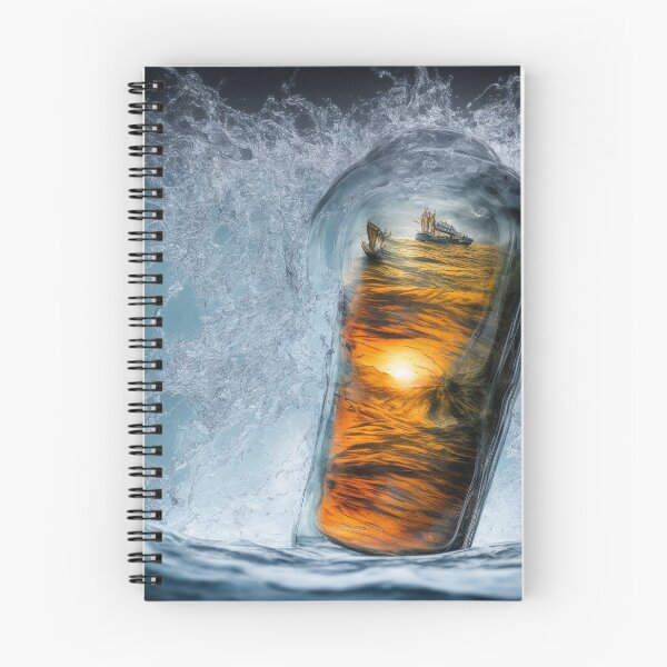 Item preview, A ship in a bottle - water. designed and sold by Maniock.