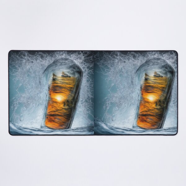 Item preview, A ship in a bottle - water. designed and sold by Maniock.