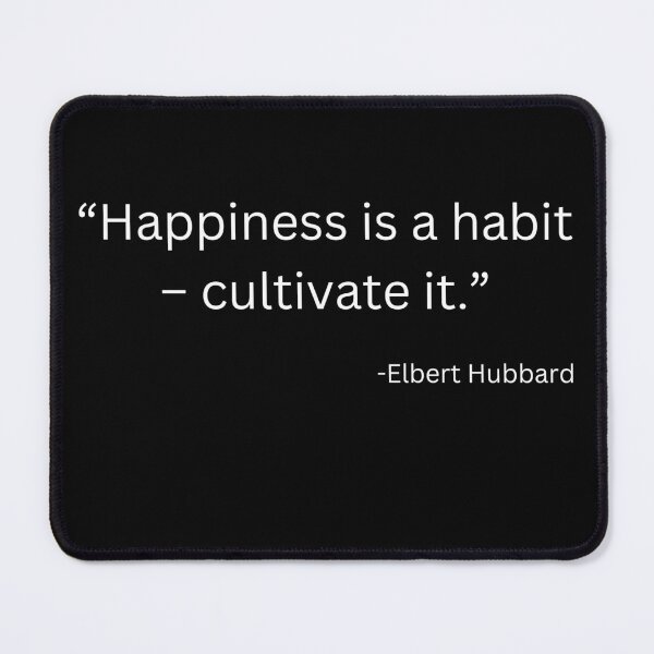 Item preview, Happiness is a habit – cultivate it designed and sold by Teepocalypse.