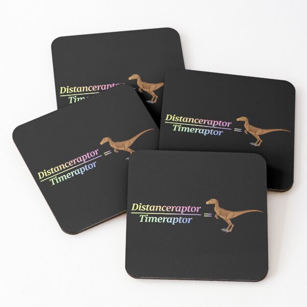 Item preview, Velociraptor Math - Funny Dinosaur Velocity Formula designed and sold by ScienceCorner.