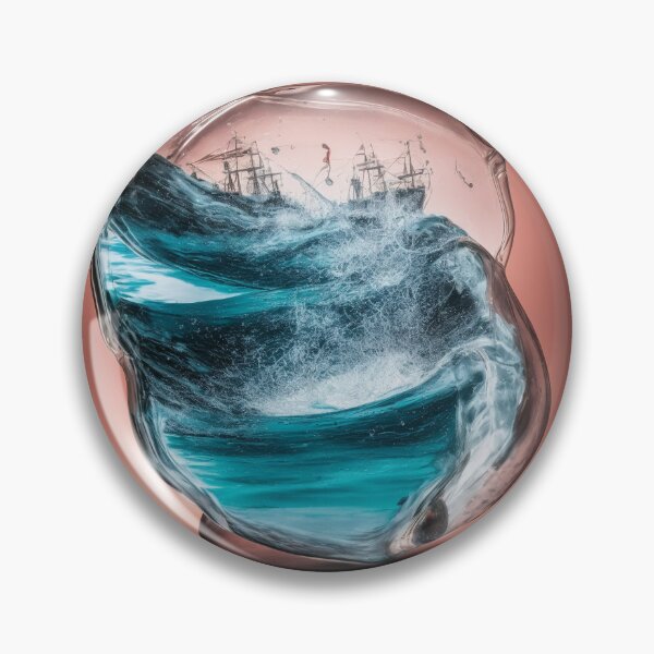 Item preview, A large old ship in a stormy sea. designed and sold by Maniock.