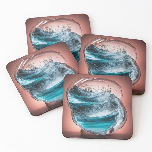 Item preview, A large old ship in a stormy sea. designed and sold by Maniock.