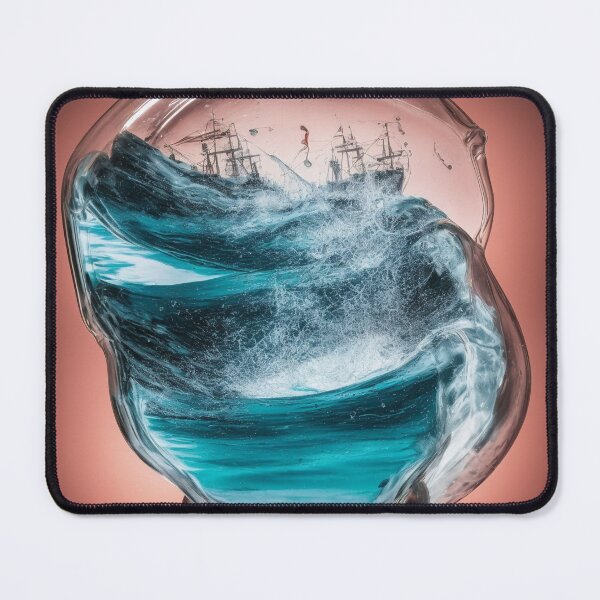 Item preview, A large old ship in a stormy sea. designed and sold by Maniock.
