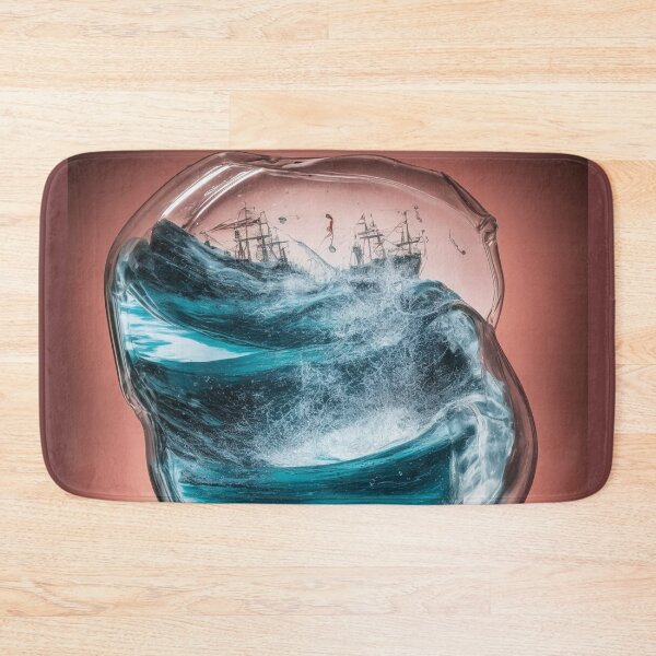 Item preview, A large old ship in a stormy sea. designed and sold by Maniock.