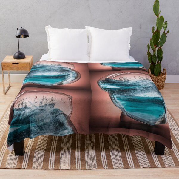Item preview, A large old ship in a stormy sea. designed and sold by Maniock.