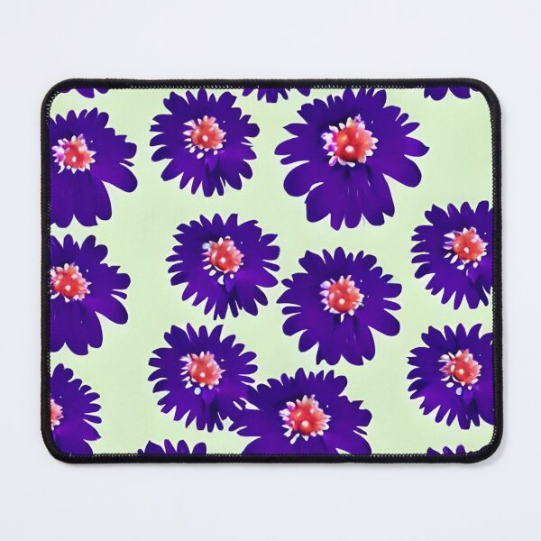 Item preview, Purple daisy flower pattern designed and sold by gramizzia.