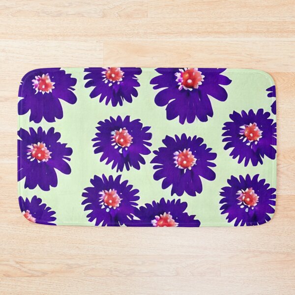 Item preview, Purple daisy flower pattern designed and sold by gramizzia.