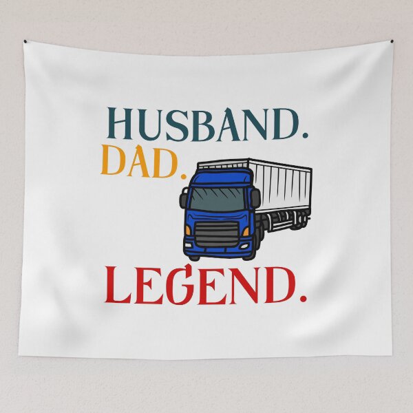 Item preview, husband dad trucker legend designed and sold by Itsforyou1.