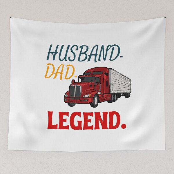 Item preview, husband dad trucker legend designed and sold by Itsforyou1.