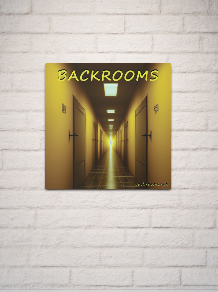 Backrooms endless yellow walls and liminal spaces Sticker for