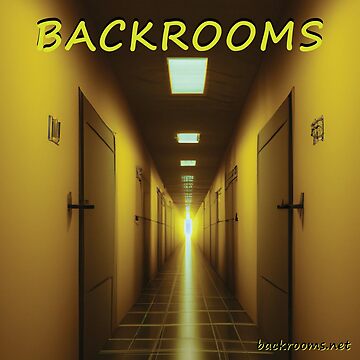 Backrooms endless yellow walls and liminal spaces Sticker for