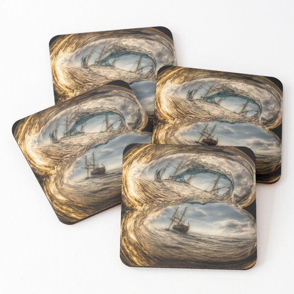 Item preview, Storm in a bottle with a ship. designed and sold by Maniock.