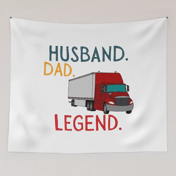 Item preview, husband dad trucker legend designed and sold by Itsforyou1.