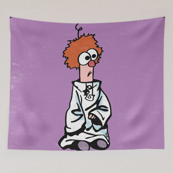 Item preview, baby beaker original comic drawing (version 1/2 - purple background) designed and sold by Jessiwins19.