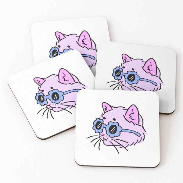 Item preview, cool cat with sunglasses designed and sold by saacstix.
