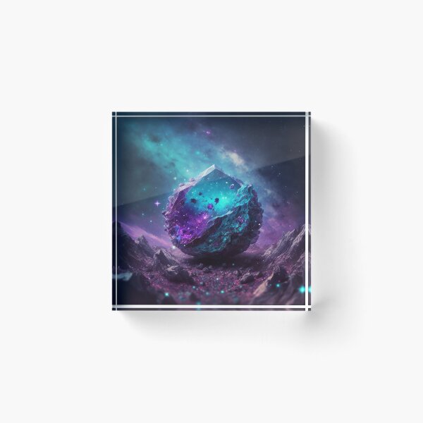 Item preview, Purple and turquoise galaxy designed and sold by ORADEZIA.