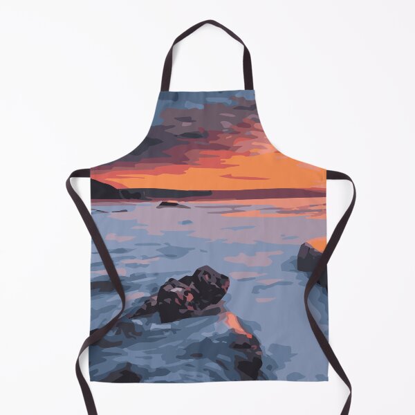 Item preview, Abstract Illustration:- Abstract Landscape Illustration of Sunset Scenery  designed and sold by typoinspired.