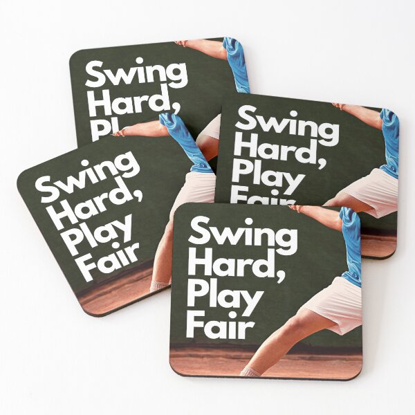 Item preview, Tennis: Swing Hard, Play Fair designed and sold by OutofFocusShop.
