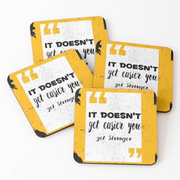 Item preview, "It doesn't get easier" designed and sold by Simi2020.