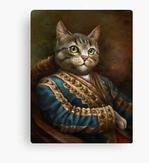The Hermitage Court Outrunner Cat Canvas Print