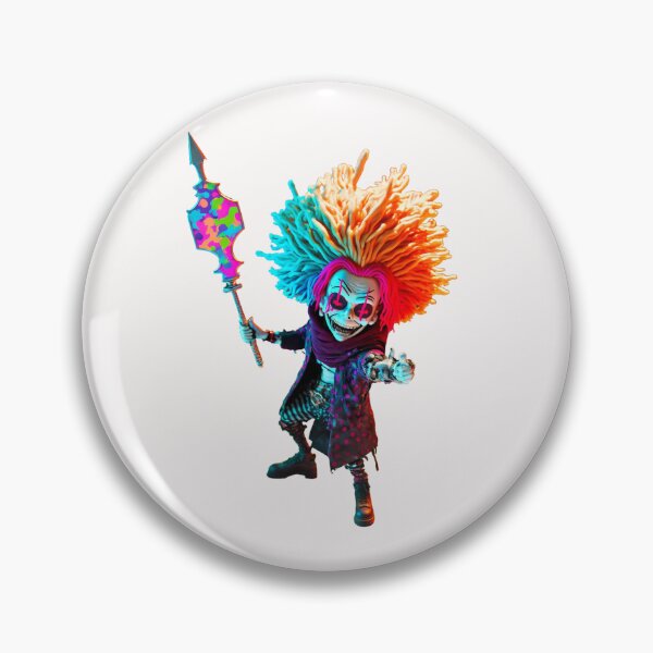 Item preview, Clown Clowns-Vibrant Miniature Clown  designed and sold by letsgetinspired.