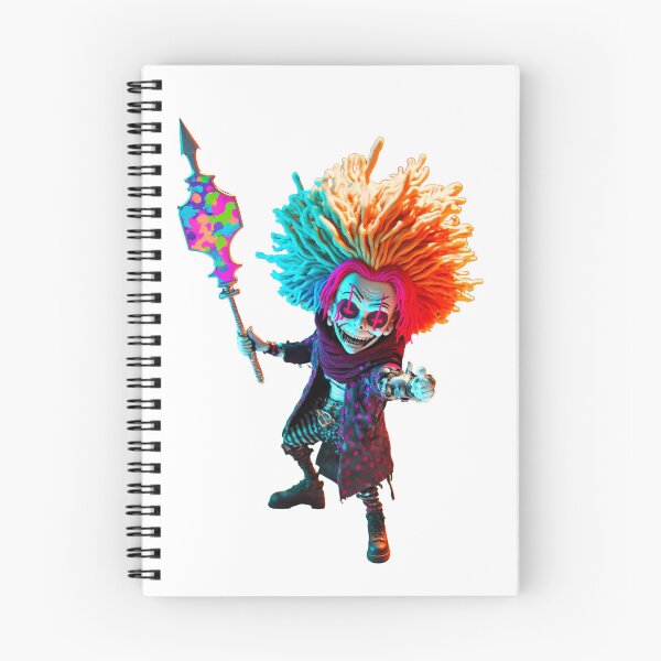 Item preview, Clown Clowns-Vibrant Miniature Clown  designed and sold by letsgetinspired.