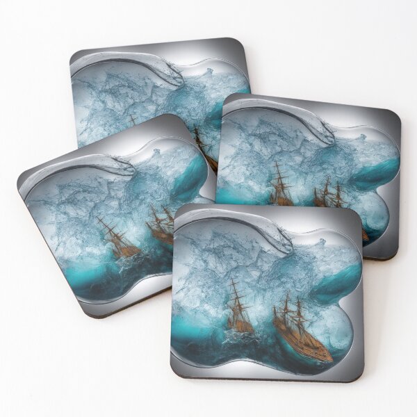 Item preview, Sailing ship on a stormy ocean. designed and sold by Maniock.