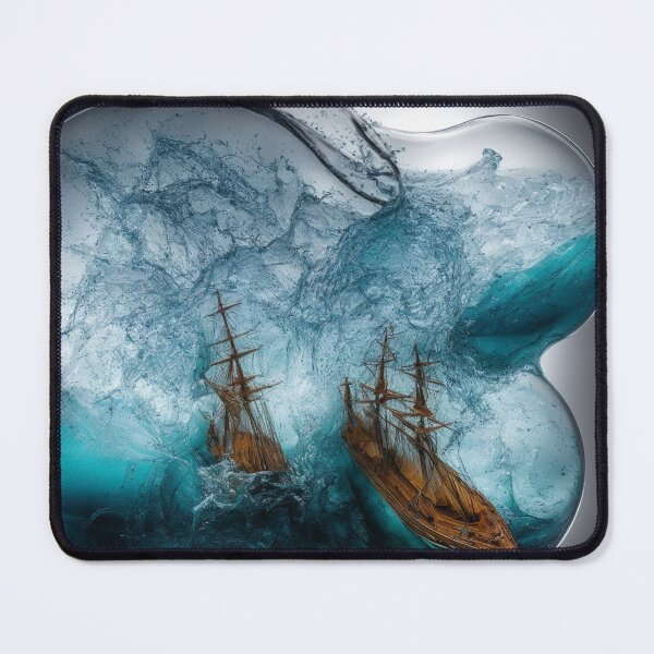 Item preview, Sailing ship on a stormy ocean. designed and sold by Maniock.