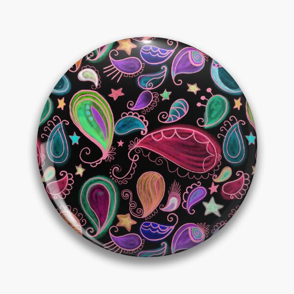 Item preview, Boho Paisley on Black designed and sold by Kristi Duggins.