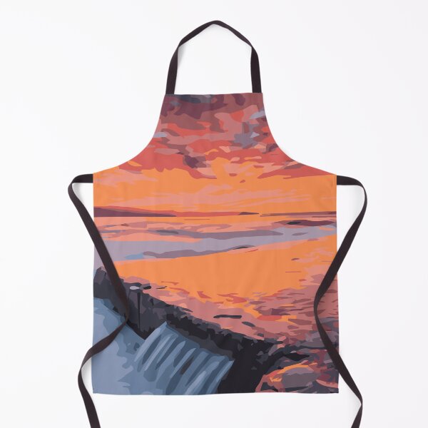 Item preview, Abstract Illustration:- Abstract Landscape Illustration of Sunset Scenery  designed and sold by typoinspired.