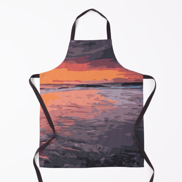 Item preview, Abstract Illustration:- Abstract Landscape Illustration of Sunset Time designed and sold by typoinspired.