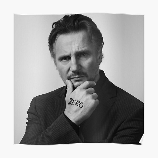 Liam Neeson Poster By Memesense Redbubble